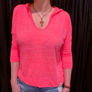 Abercrombie & Fitch Kids Pink Hoodie, Size XL